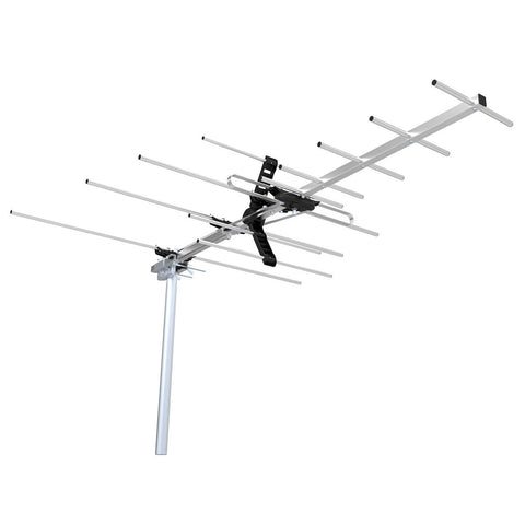 Antsig VHF UHF Outdoor Antenna - 1200mm x 800mm x 300mm - Silver - Durable Signal Reception - Auzzistore
