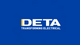 Deta Double Power Point - Black - 250V - Polycarbonate - Durable
