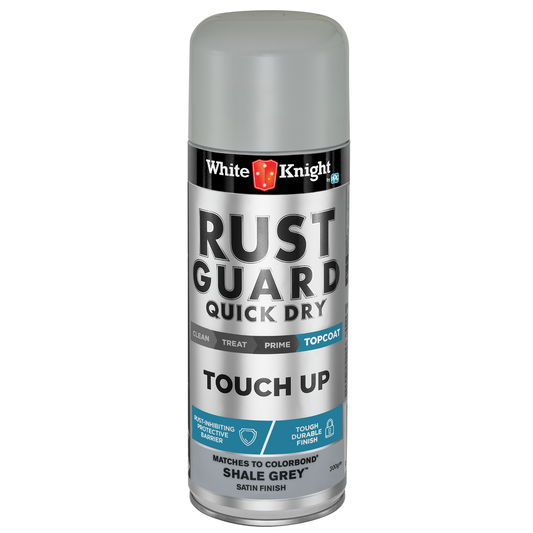 White Knight Touch Up Spray Paint - 300g - Shale Grey - Acrylic - Quick Drying - Auzzistore