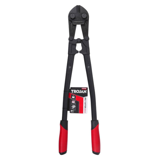 Trojan Bolt Cutters - 600mm - Adjustable Jaw Alignment - Red and Black - Auzzistore