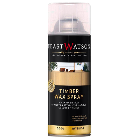 Feast Watson Timber Wax Spray - 300g - Clear - Fast Drying - Auzzistore