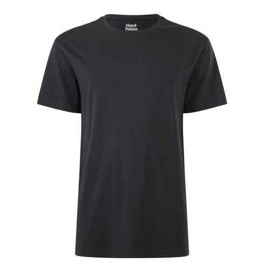 Hard Yakka Core Tee Bundle 2 Pack Size L - White Charcoal - 100% Cotton – view 2