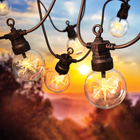 Lytworx Solar Starburst Party Lights 10 Pack - 2.7m Warm White - 8 Modes – view 2 - Auzzistore