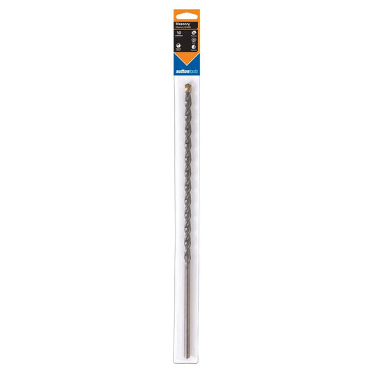 Sutton Tools Masonry Drill Bit - 10 x 400mm - Carbide Tip - Aggressive Drilling - Auzzistore