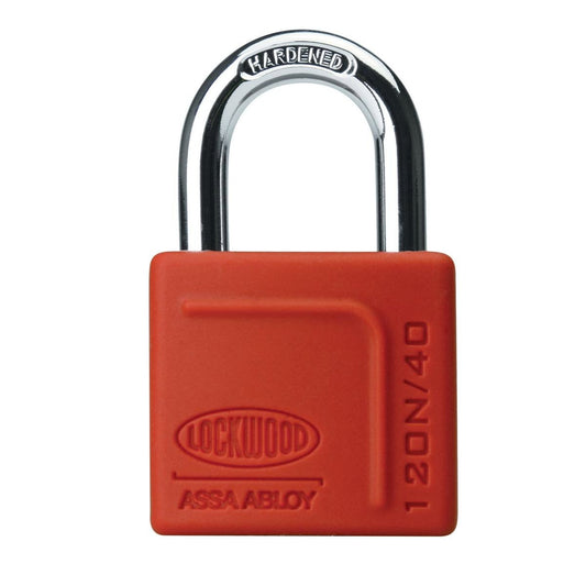 Lockwood 40mm Alloy Silicon Padlock - Heavy Duty Brass - Weather Resistant - Auzzistore