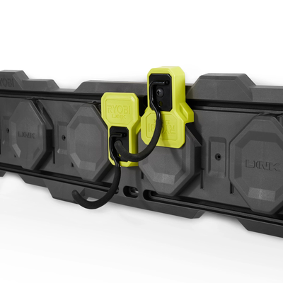 Ryobi Link Reversible J Hook - Steel - 100mm x 145mm - 6.8kg Capacity - Wall Storage Solution