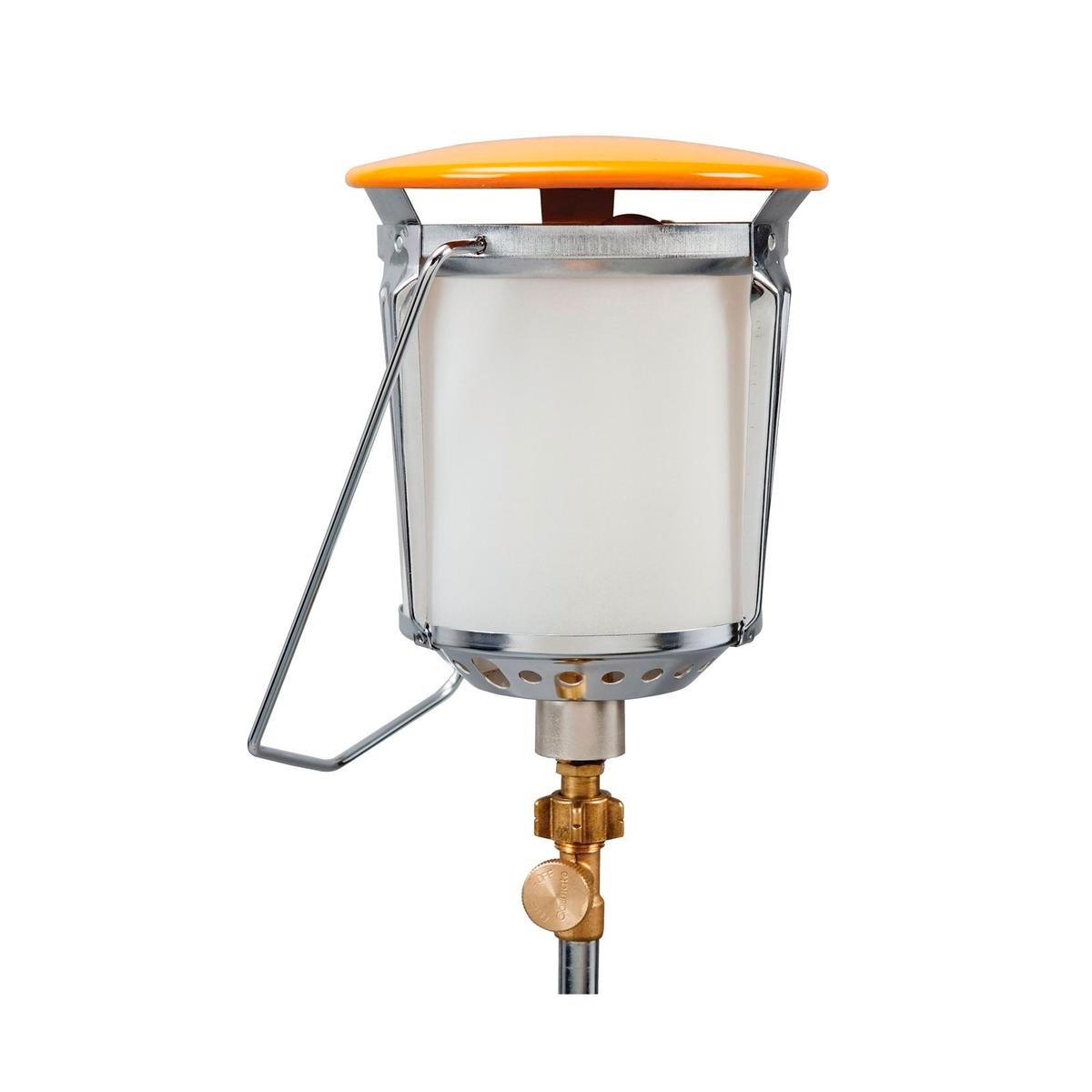 Gasmate Gas Camping Lantern - Medium - Steel & Glass - Yellow