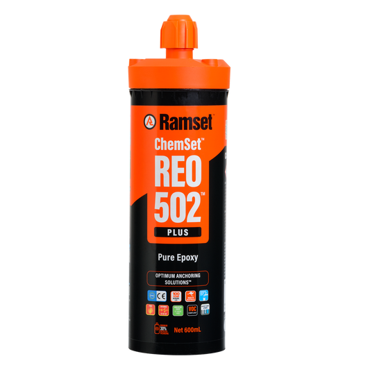 Ramset 600ml Reo502 Plus Chemset Pure Epoxy - High Bond Strength - 1.12kg - Auzzistore
