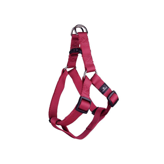 Flamingo Medium Dog Harness - Ziggi Step and Go - Cherry Red - Adjustable