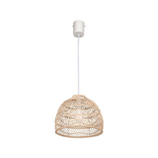 Brilliant 30cm Small Bataan Rattan Pendant Light - DIY Installation - Coastal Style – view 2