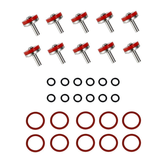 Enduraseal 12mm Premium Stainless Steel Tap Valves 10 Pack - Durable - Leak-Free - Auzzistore