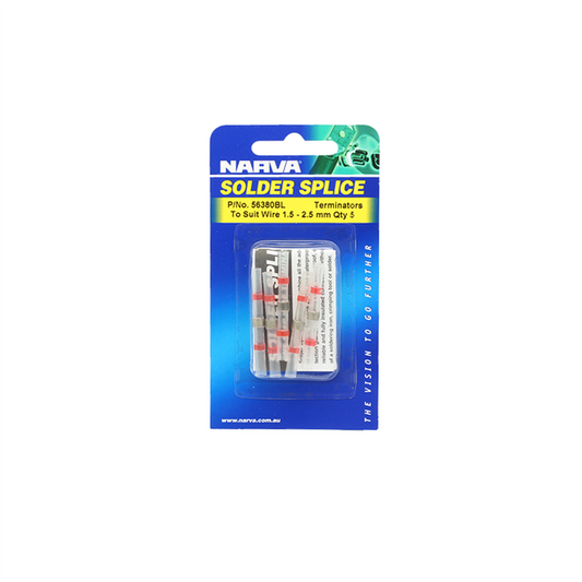 Narva Electrical Solder Splice Terminator 1.5-2.5mm Polyolefin Waterproof