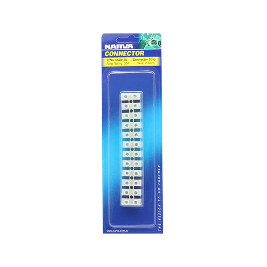Narva Terminal Connector Strip 30A 5mm Polyamide Automotive Use