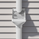 Rain Harvesting 90mm Leaf Beater Rain Head - White - RHLB20