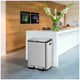 EKO 30L+30L Stainless steel Recycling Step Can – view 4