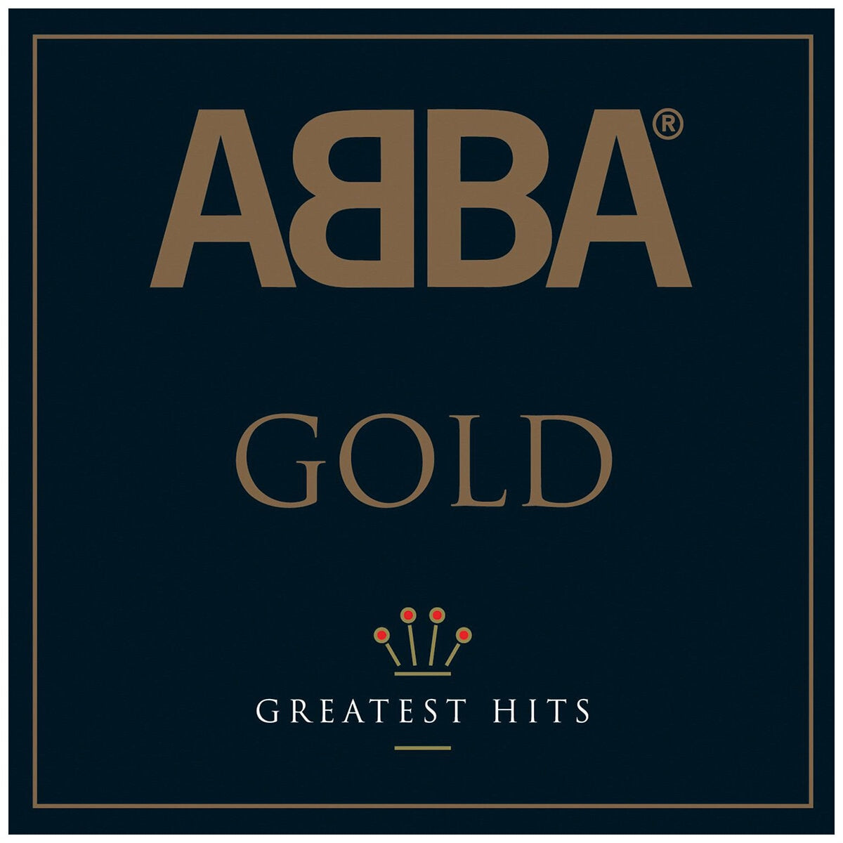ABBA Gold Double Vinyl Album 40th Anniversary 180g Import Reissue 310x310x50mm