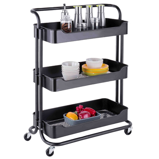 3 Tier Wide Storage Caddy - Auzzistore