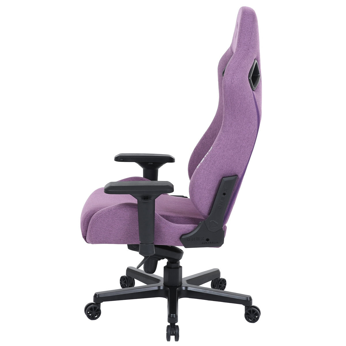 ONEX EV12 Fabric Edition Deep Purple Gaming Chair - Ergonomic Design, Lumbar Support, Adjustable Armrests