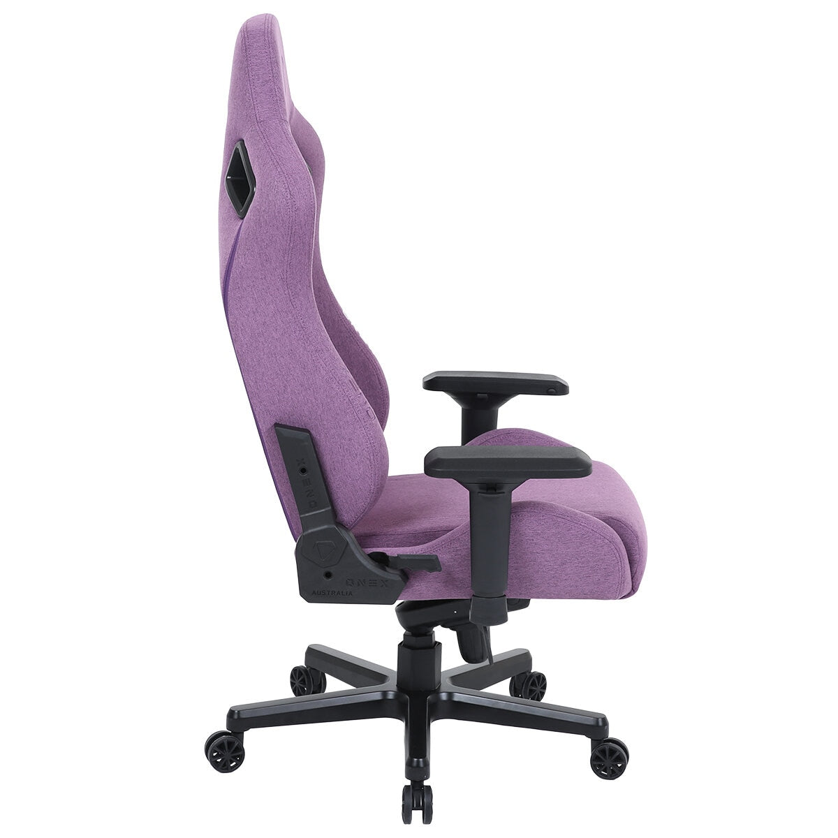ONEX EV12 Fabric Edition Deep Purple Gaming Chair - Ergonomic Design, Lumbar Support, Adjustable Armrests