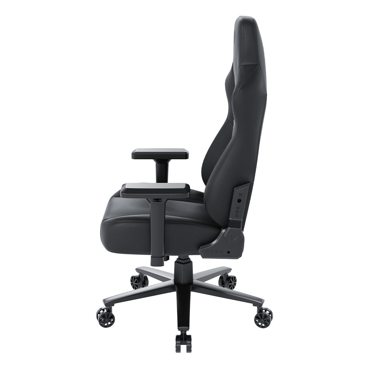 ONEX STC Elegant Leather Series Gaming Chair Black - Ergonomic Design, Lumbar Support, Adjustable Armrests