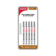 Diablo 100mm High Carbon Steel Jig Saw Blade - Reverse Cuts - 5 Pack