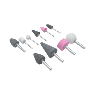 Craftright Stone Grinding Set - 10 Piece - Aluminium Oxide - 15,000 RPM