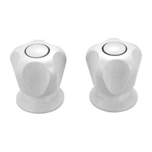 Shaw Mason Basin Top Assembly Pair - 160mm x 94mm x 60mm - White - Easy Install - Auzzistore