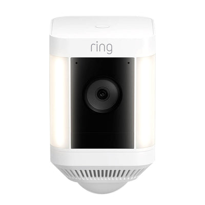 Ring Stick Up Cam Battery 3 Pack (White) + Spotlight Cam Plus Battery (White)