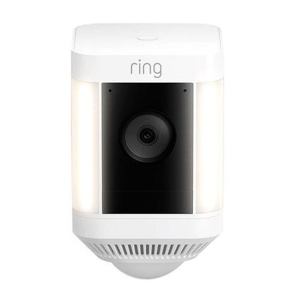 Ring Stick Up Cam Battery 3 Pack (White) + Spotlight Cam Plus Battery (White)