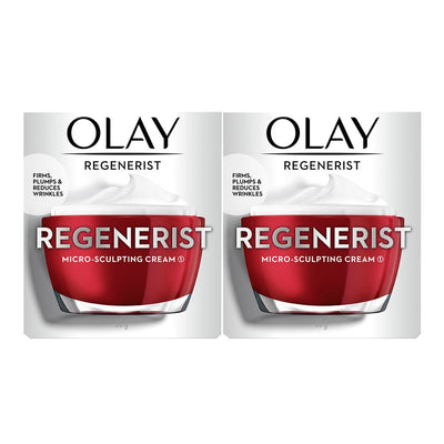 Olay Regenerist Micro-Sculpting Cream Moisturising 2 x 50g 82324136