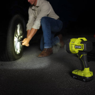 Ryobi LED Spotlight - 600m - Tool Only - 3 Brightness Modes