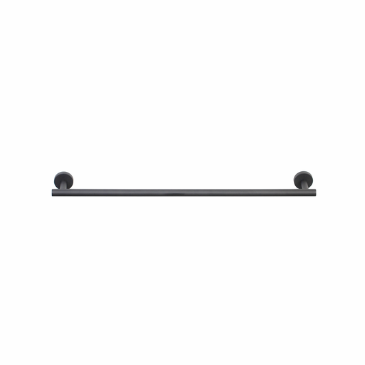 Barelli Toscana Single Towel Bar 60cm - Matte Black - Durable Stainless Steel