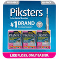 Piksters Interdental Brushes 120 Pack Durable Grey Handle