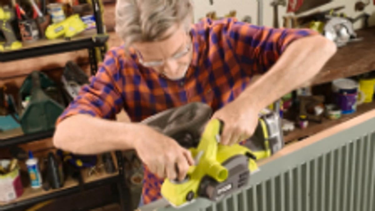 Ryobi 18V One 82mm Rebate Planer Skin Only - Mixed - 16mm Depth - Precision