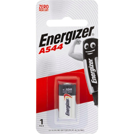 Energizer A544 6V Battery - 1 Pack - Manganese Dioxide - Reliable Power