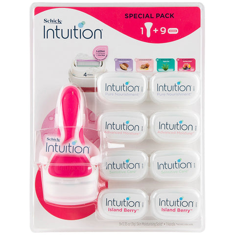 Schick Intuition Razor With 9 Cartridges - Auzzistore
