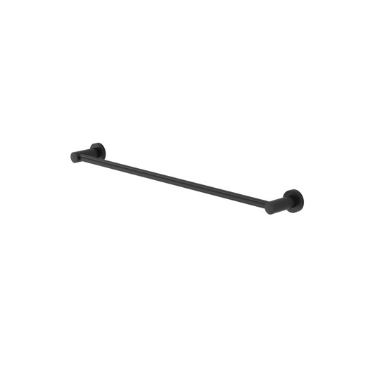 Caroma Cosmo Single Towel Rail 630mm Matte Black