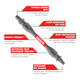 Diablo Double Ended Power Bit r2 3 Pack - 50mm x 10mm x 153mm - Durable, Quick Change