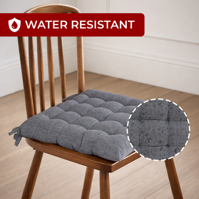 Mojo 44cm Grey Sachin Outdoor Chair Cushion - Universal Fit - UV & Water Resistant