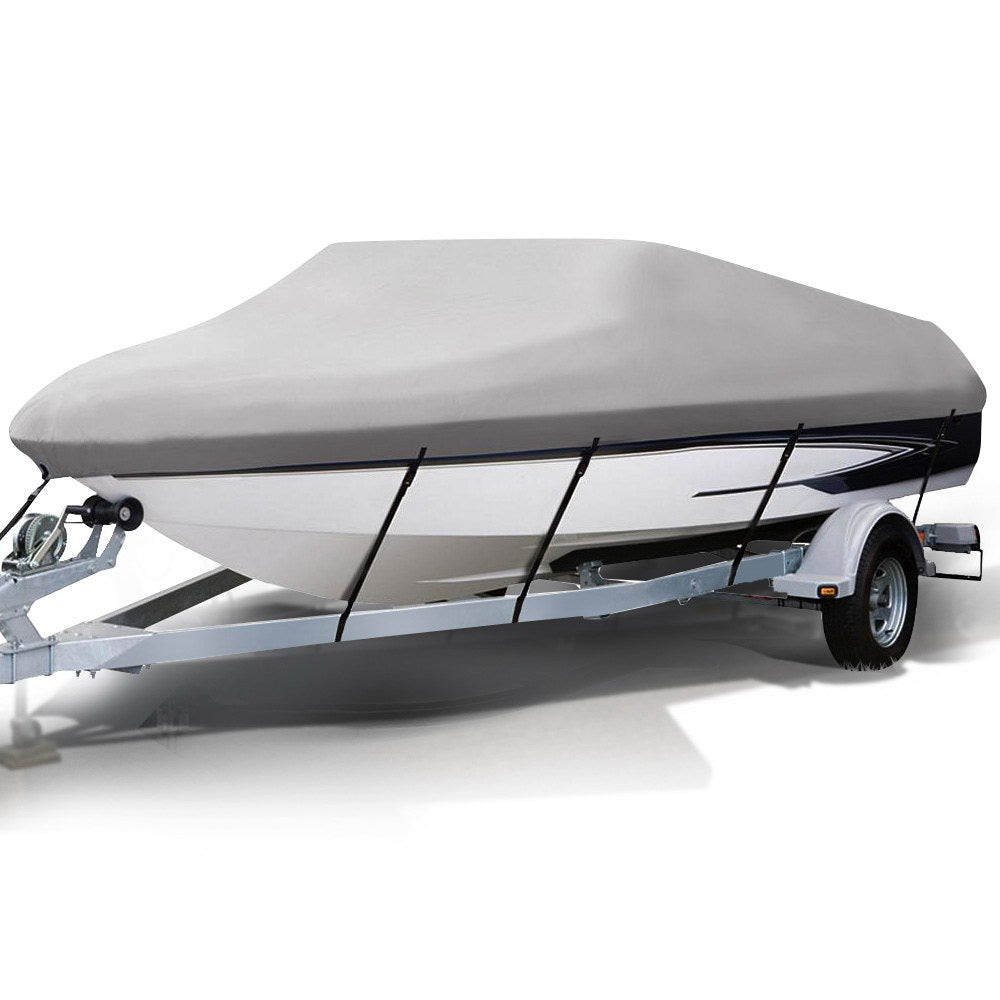 16 - 18.5 foot Waterproof Boat Cover - Grey | Auzzi Store