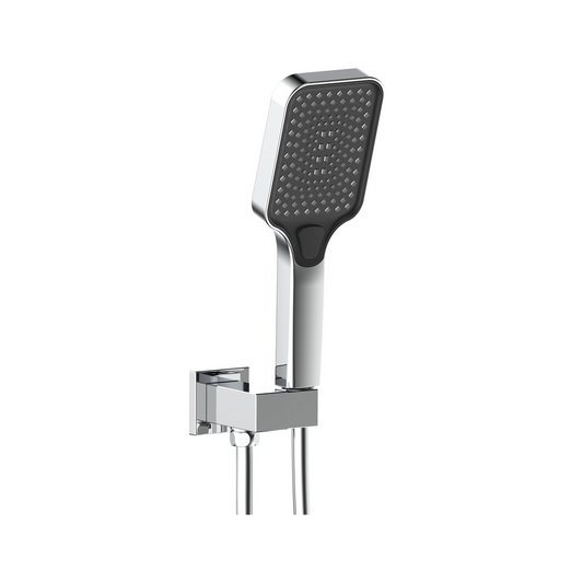 Mondella Wels Multifunction Rail Shower 1.162kg 180mm x 280mm Black Matte - Water-Saving