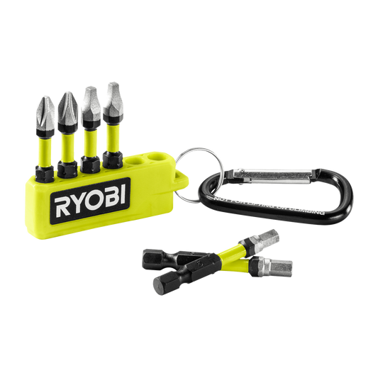Ryobi 50mm 6 Piece Mixed Diamond Grit Impact Driving Bit Set - Durable - Secure Fit – view 2 - Auzzistore