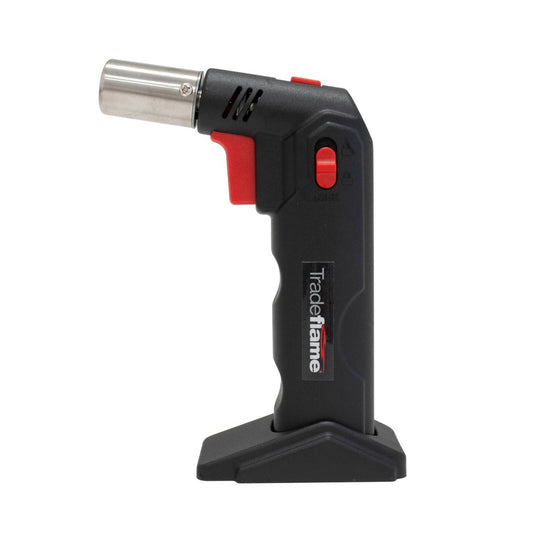 Tradeflame Mini Torch - Butane Powered - Compact - 150mm x 190mm x 54mm - Auzzistore