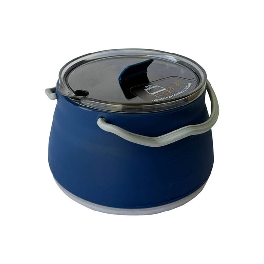All Set Collapsible Kettle - 1L - Lightweight Portable - Food-Grade Silicone