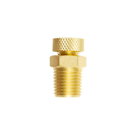 Jflex 1/4" Drain Cock Compressor - Solid Brass - Tool-Free Operation - 15mm x 28mm - Auzzistore