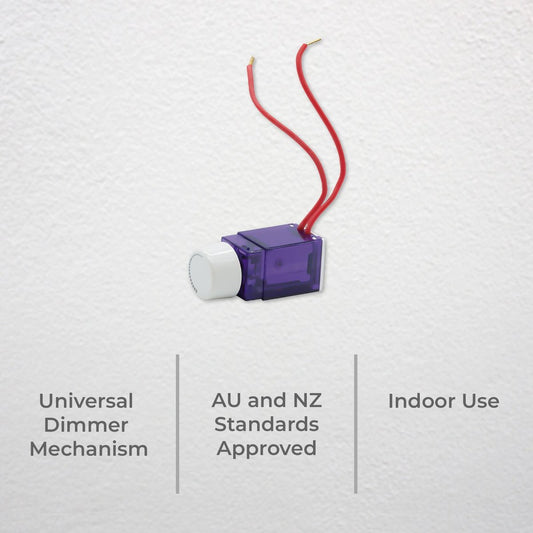 Deta Universal Dimmer Mechanism - 200W - Plastic - Indoor Use – view 2 - Auzzistore