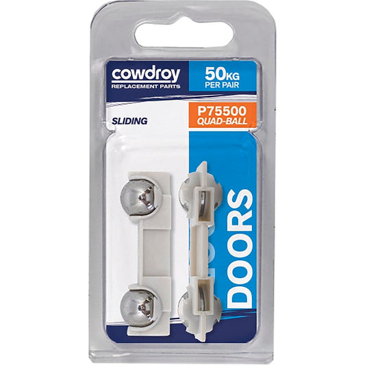 Cowdroy Quad Ball Carriage Assembly - 55mm Hard Plastic Steel Durable - Auzzistore