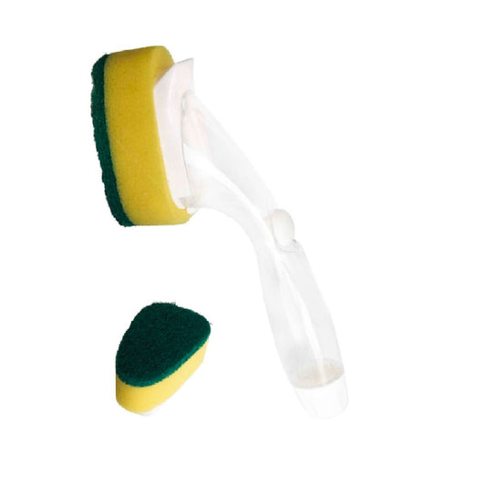 Morgan Dish Brush - 230mm - PVC - Refillable Detergent Dispensing