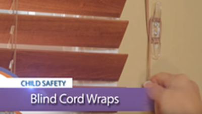 Dreambaby Child Safety Blind Cord Wraps - 4 Pack - Transparent - Safe