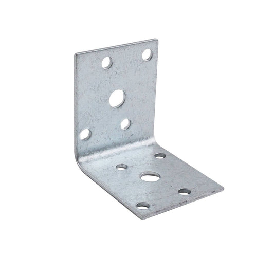 Carinya Galvanised Reinforcing Angle Bracket 50mm 8 Pack Durable Support - Auzzistore